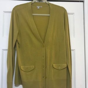 Halogen Merino Wool Cardigan